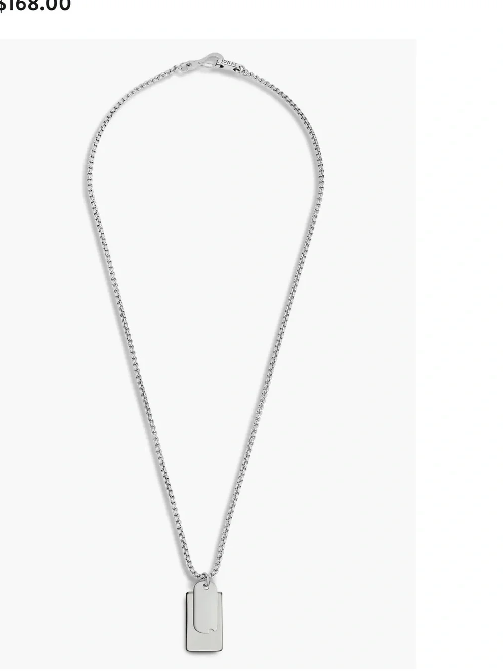Jonas studio double Dog Tag Necklace for Men
